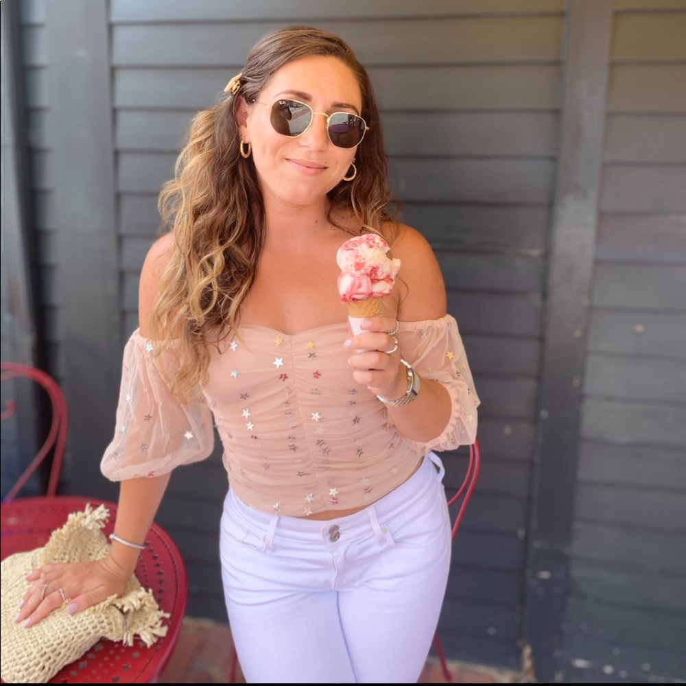 LOVERS + FRIENDS WARNER TOP - only worn once! 💕